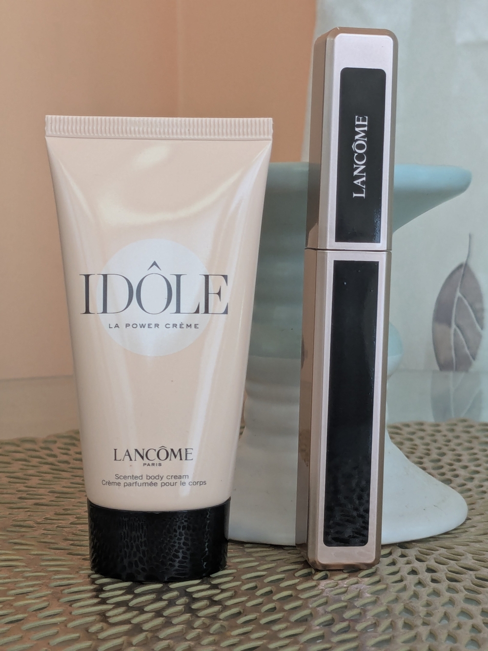 Lancôme Idôle Scented Body Cream & Mascara Set - Blush Pink & Black